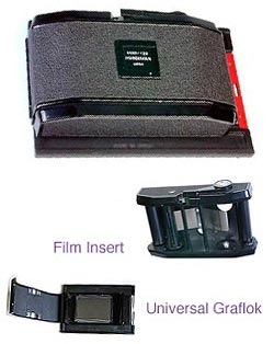 Universal roll film holders